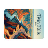 Rand van de Snake River Canyon Idaho Magneet (Horizontaal)