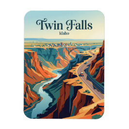 Rand van de Snake River Canyon Idaho Magneet