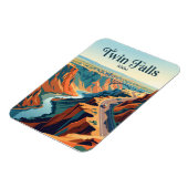 Rand van de Snake River Canyon Idaho Magneet (Linkerzijde)