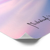 Rand van de waarneming - surrealistische kunstafdr poster (Hoek)