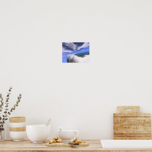 rand van de wereld poster (Keuken)