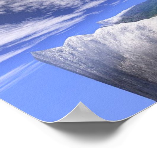 rand van de wereld poster (Hoek)