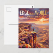 Rand van de Wereld Saoedi-Arabië Briefkaart (Voorkant / Achterkant)