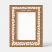 Rand van de wijnstok met hartvormige bladeren gegraveerde lijstjes (Voorkant)