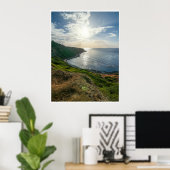 Rand van de Zonovergoten Kust Poster (Thuiskantoor)