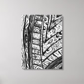 Rand van een blad canvas afdruk (Voorkant)