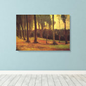 Rand van een hout van Vincent van Gogh Canvas Afdruk (Insitu (Houten vloer))