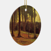 Rand van een hout van Vincent van Gogh Keramisch Ornament (Rechts)