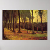 Rand van een hout van Vincent van Gogh Poster (Voorkant)