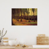 Rand van een hout van Vincent van Gogh Poster (Keuken)