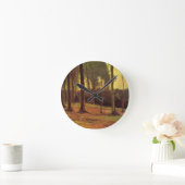 Rand van een hout van Vincent van Gogh Ronde Klok (Huis)