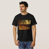 Rand van een hout van Vincent van Gogh T-shirt (Voorkant volledig)