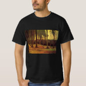 Rand van een hout van Vincent van Gogh T-shirt (Voorkant)