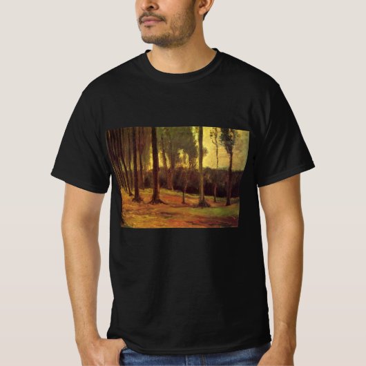 Rand van een hout van Vincent van Gogh T-shirt (Voorkant)