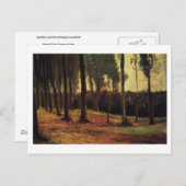 Rand van een hout, Vincent van Gogh Briefkaart (Voorkant / Achterkant)
