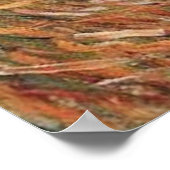 Rand van een tarweveld met papavers 1887, van Gogh Poster (Hoek)