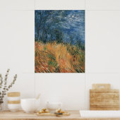 Rand van een tarweveld met papavers 1887, van Gogh Poster (Keuken)