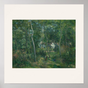 Rand van het Bos door Renoir - Impressionistische Poster