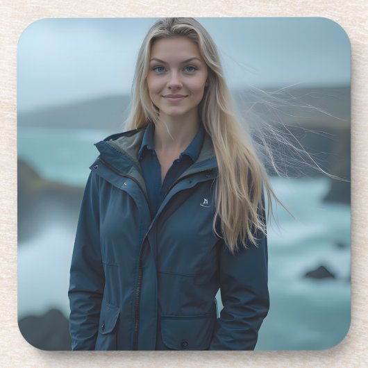 Rand van het Storm: Helena's eenzaamheid Bier Onderzetter (Voorkant)