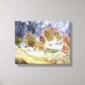 Rand van het voorontwerp van de oorspronkelijke Wa Canvas Afdruk (Voorkant)