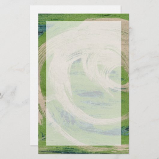 Rand van het water briefpapier (Voorkant / Achterkant)