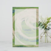 Rand van het water briefpapier (Staand voorkant)