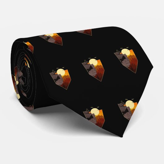 rand van het wild stropdas (Opgerold)