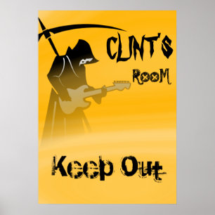 Rand wissel uit Uitsluitteken Poster