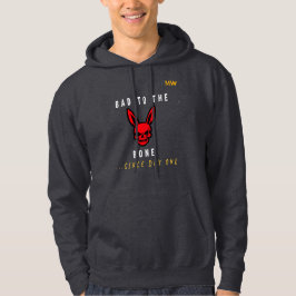 Rand Y2K Slechte Tot Op Het Bot Dog Skull Hoodie 