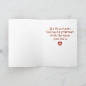 Rand zelf - Kerstkaart Feestdagen Kaart (Binnen)