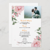 Randa & Gregory  Samen met hun families Overleden Kaart (Voorkant / Achterkant)