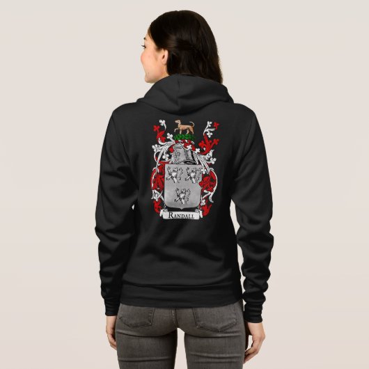 Randall Coat of Arms Dames Hoodie (Achterkant volledig)