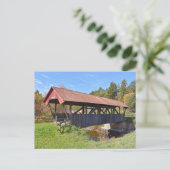 Randall Covered Bridge, Lyndon, Vermont Briefkaart (Staand voorkant)