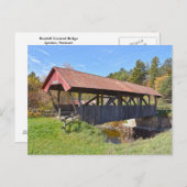 Randall Covered Bridge, Lyndon, Vermont Briefkaart (Voorkant / Achterkant)