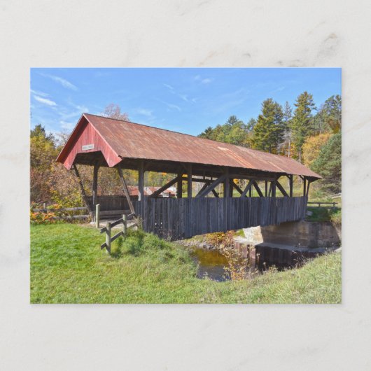 Randall Covered Bridge, Lyndon, Vermont Briefkaart (Voorkant)