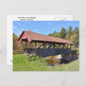 Randall Covered Bridge, Lyndon, Vermont Briefkaart (Voorkant / Achterkant)