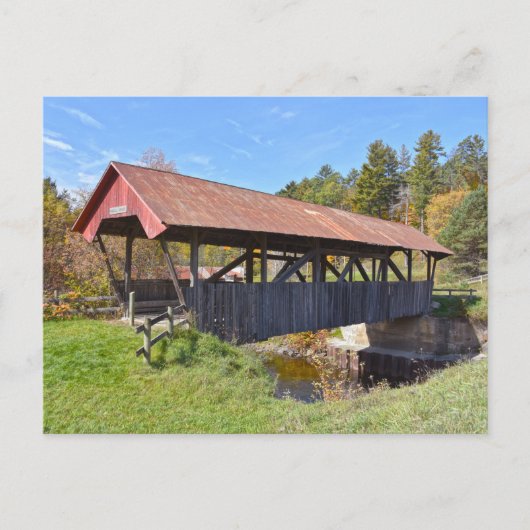Randall Covered Bridge, Lyndon, Vermont Briefkaart (Voorkant)