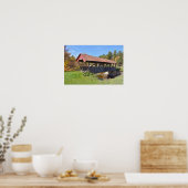 Randall Covered Bridge, Vermont Poster (Keuken)