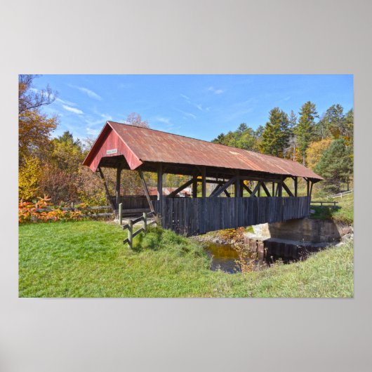 Randall Covered Bridge, Vermont Poster (Voorkant)