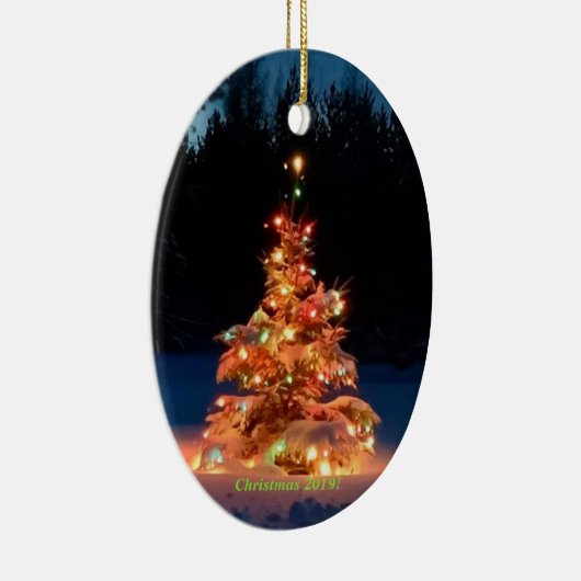 Randall Kerstmis 2019 Keramisch Ornament (Rechts)