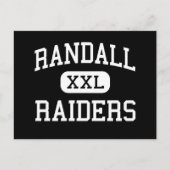 Randall - Raiders - High School - Amarillo Texas Briefkaart (Voorkant)