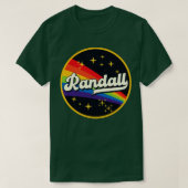 Randall Rainbow in ruimte  stijl T-shirt (Design voorkant)