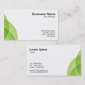 Randcirkels - Martian Green Visitekaartje (Voorkant / Achterkant)