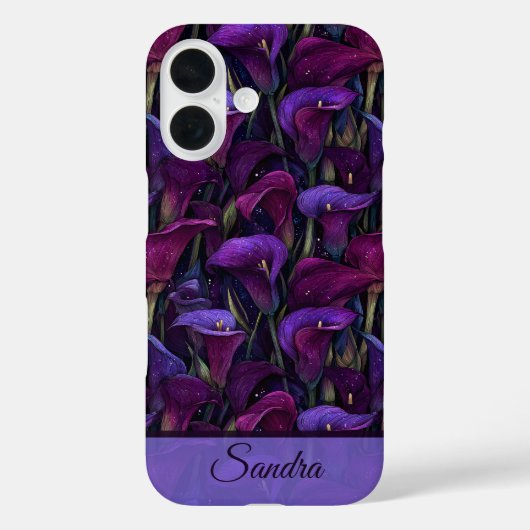 Rande Bridesmeisje Cadeau Calla Lelies Bloemstuk M Case-Mate iPhone Case (Achterkant)