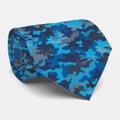 Rande kerstcadeau-mandjes camouflageprint stropdas (Opgerold)