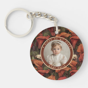 Rande Secret Santa-cadeaus Aangepaste Calla-lelie Sleutelhanger