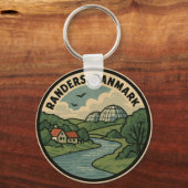 Randers Denemarken Koepels Sleutelhanger (Voorkant)