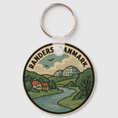 Randers Denemarken Koepels Sleutelhanger (Achterkant)