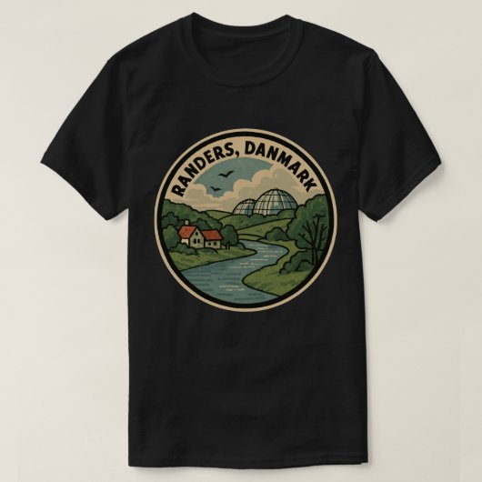 Randers Denemarken Koepels T-shirt (Design voorkant)