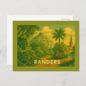 Randers Denmark Domes Briefkaart (Voorkant / Achterkant)